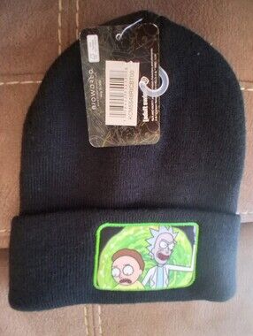 NWT Hat, Black, Rick & Morty